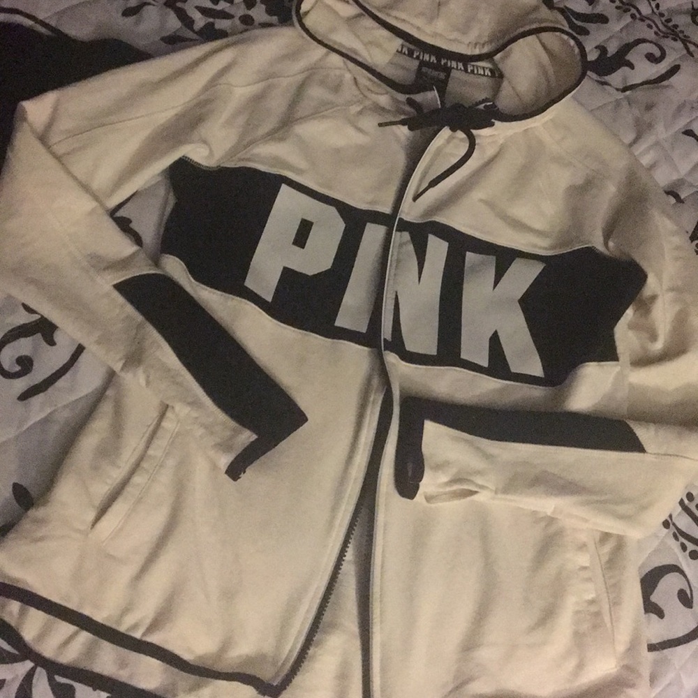 💋 PINK zip up Hoodie